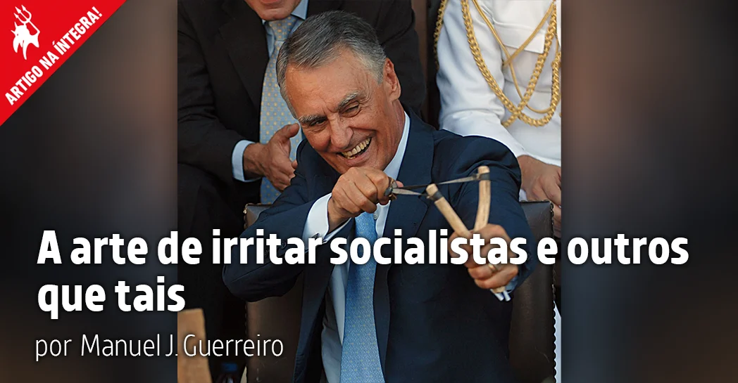 Cavaco Silva com fisga