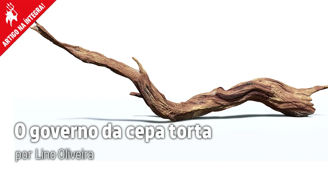 Imagem de artigo. O governo da cepa torta
