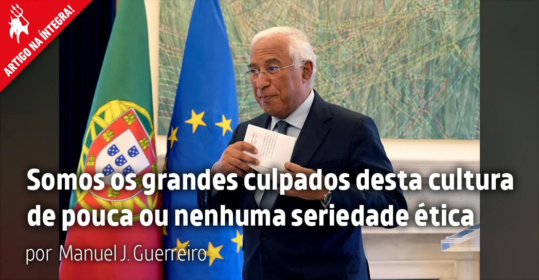 Imagem do artigo. Somos os grandes culpados desta cultura